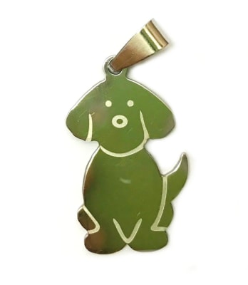 Colgante Acero Quirúrgico Perro Nº34 (Un)1