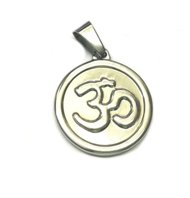 Colgante Acero Quirúrgico Signo Om 25mm Nº42 (Un)1