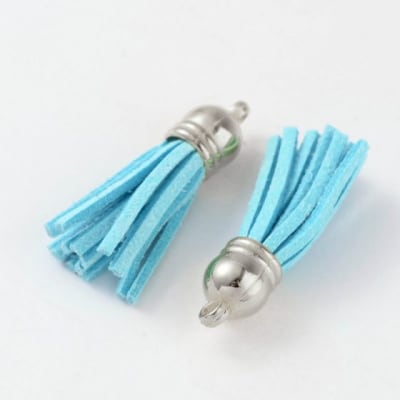 Borla Metal Gamuza Calipso Plateado Nº1 (Unidad)1