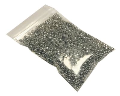 Mini Mostacillón Silver 2mm (50 gramos)