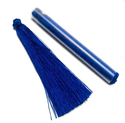 Borla Seda Azúl Nº4 (Par)1