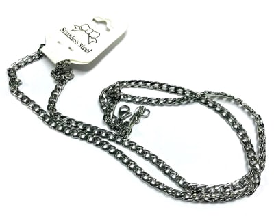Cadena Acero Quirúrgico Grumet 60cms Nº3 (Tira)1