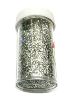 Glitter-Diamantina Plateado Tubo (Unidad)