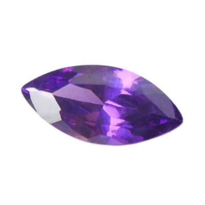 5x2.5mm Circón Amatista Marquis-Nave (Un)