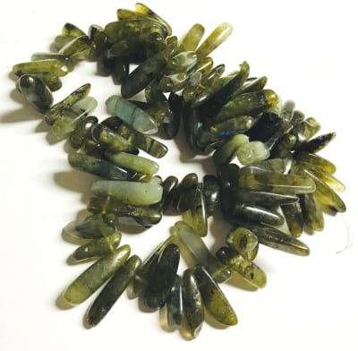 Labradorita Natural Hawaii Dientes (Tira)1