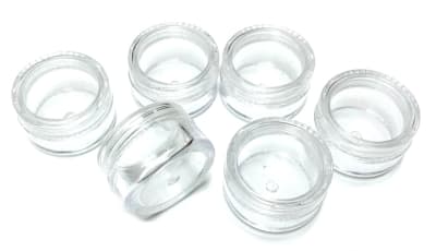 Frasco Acrílico Tubo 3x1.8cms (Unidad