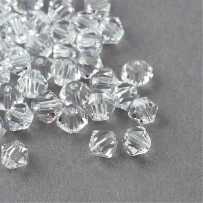 Bicono Punta Cristal 4mm (10 Unidades)