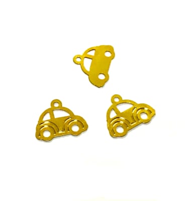 Colgante Chiche baño oro 18k Auto (Un)