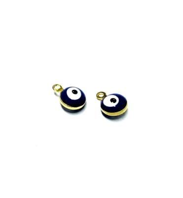 Colgante Chiche Gold Filled Ojo Turco Azúl 6mm (Unidad)