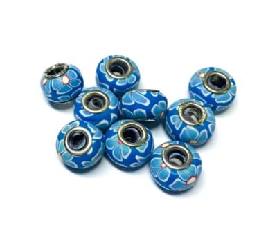 Pandora Goma Celeste 14mm (10 Unidades)