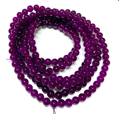 Vidrio Redondo Mora 8mm (Tira)