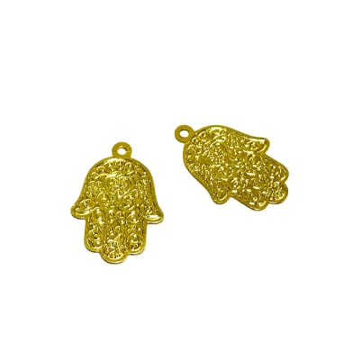 Colgante Chiche Gold Filled Mano Fatima 16mm (Un)