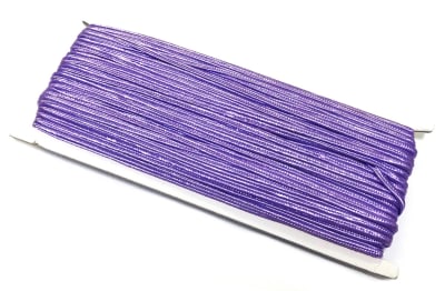 Cordón Soutache Lila 3mm (Rollo 30 Metros)