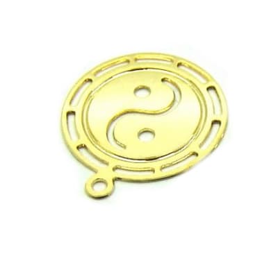 Colgante Chiche Gold Filled Yin Yang 15mm (Un)