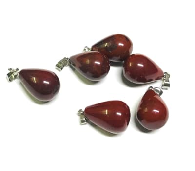Colgante Jaspe Brecc Gota 18x13mm (Un)