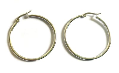 Aros Acero Quirúrgico Argollas 4 cms Nº79 (Par)1