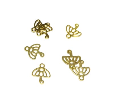 Colgante Chiche baño oro 18k Paragua (Un)