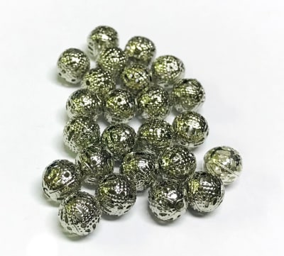 Divisor Nickel Filigree 8mm (10 Unidades)