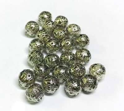 Divisor Nickel Filigree 10mm (10 Unidades)
