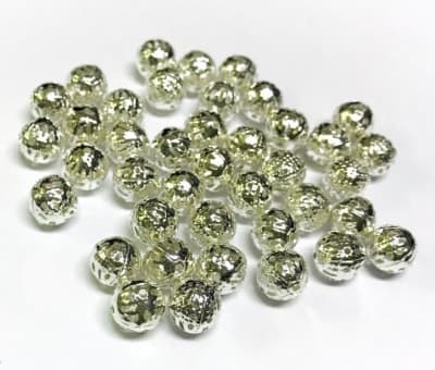 Divisor Plateado Filigree 8mm (10 Unidades)