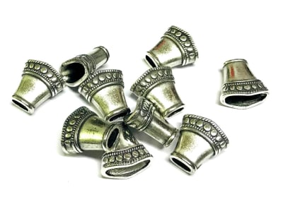 Terminal Plateado Cono Plano 19x20mm (Unidad)