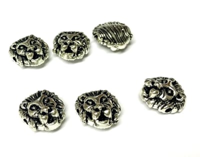 Divisor Metal Plateado León 11mm (10 Unidades)
