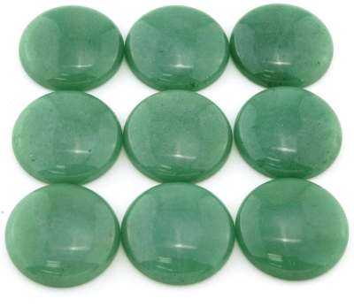 18mm Aventurina Verde Coubuchón Redondo (Un)