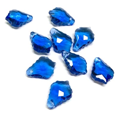 Cristal Baroque Blue 16x11mm (Unidad)