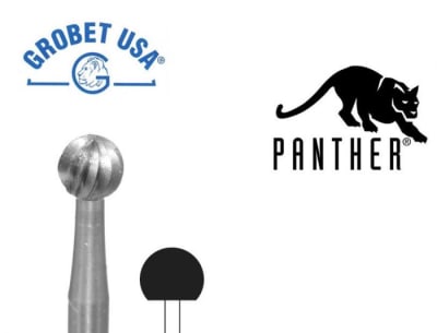 2.3mm Fresa Acero Redonda (Un)1