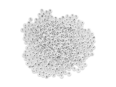 Mostacilla Apretador Plata 2x2mm (50 Unidades)
