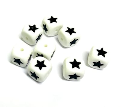 Divisor Silicona Masticable Cubo Estrella (Unidad)