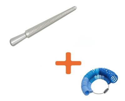 Palo Medida Aluminio y Argollero (Set)1