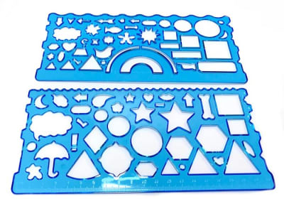 Regla Plantilla Dibujo Varios (Unidad)1