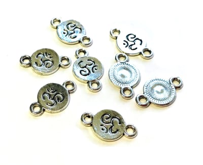 Conector Metal Plateado OM (10 Unidades)1