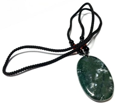 Collar Cordel Agata Moss (Tira)