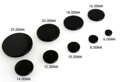 6mm Onix Plano Redondo (Un)