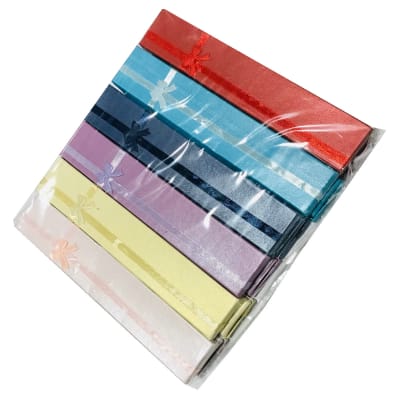 Estuche Pulsera Cartón Colores (12 Unidades)