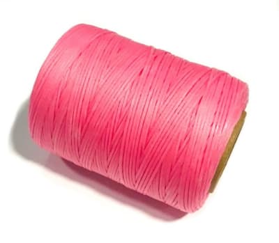 Hilo Encerado Plano Rosa (Rollo 100 Gramos)