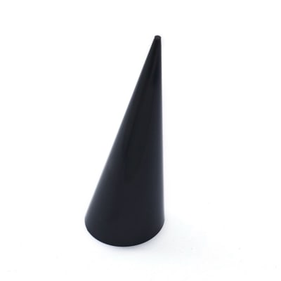 Exhibidor Anillo Cono Acrílico Negro (Unidad)