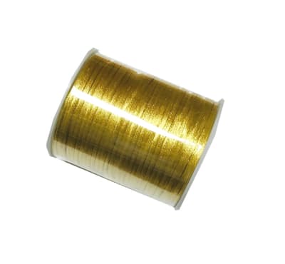 Hilo Cola Ratón Ligtht Dorado 2mm (Rollo 50 mt)