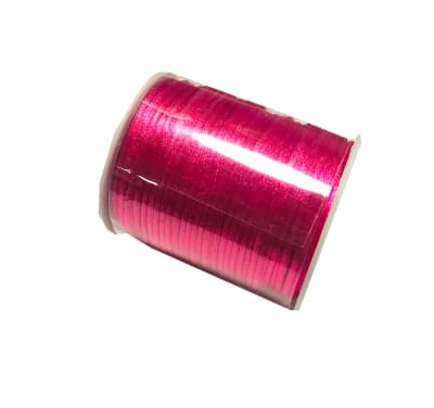 Hilo Cola Ratón Café Fucsia 2mm (Rollo 50 mt)