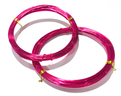 Aluminio Bisutería Fucsia 1mm (Rollo)1
