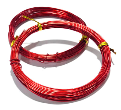 Aluminio Bisutería Rojo 1mm (Rollo)