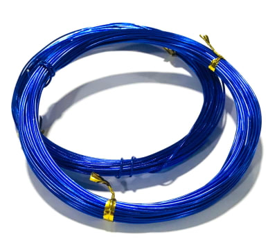 Aluminio Bisutería Azúl Encendido 1mm (Rollo)