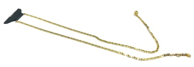 Cadena Acero Quirúrgico Dorado Plana 55cms (Unidad)