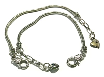 Púlsera Metal Plateada Pandora 19cms (Tira)