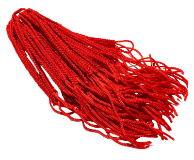 Base Púlsera Roja Hilo Tejida (Tira)