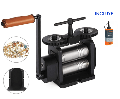 Laminador Manual Con Reductor 4 a 1-130mm (A Pedido)