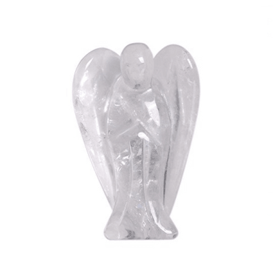 Ángel Cuarzo Cristal No Perforado 6x3cms (Unidad)