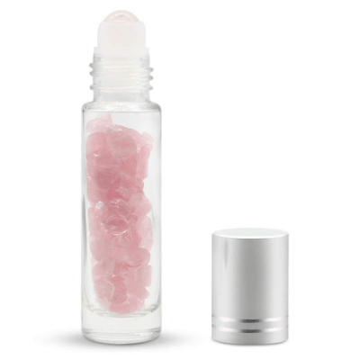 Roller Facial Cuarzo Rosa Botella (Unidad)